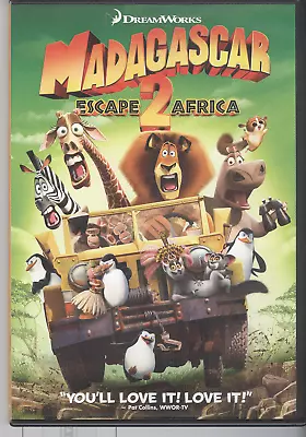 Madagascar Escape 2 Africa (2008 WS DVD) Animation Ben Stiller Chris Rock Comedy • $5.49