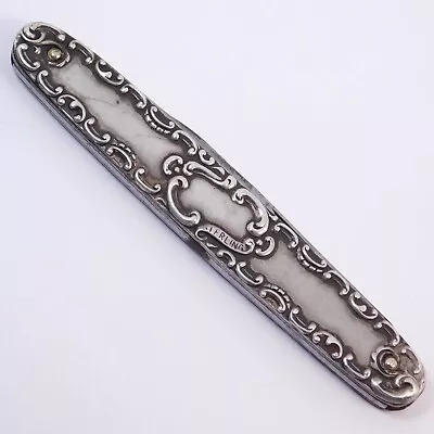 Vintage Elegance: Sterling Silver Folding Pocket Knife  • $69