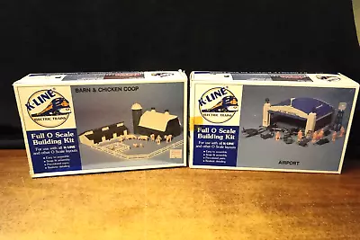 2 K-Line O Scale Building Kits For Train Or Diorama Complete Unbuilt • $12