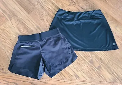 Athleta Skirt/Shorts Hiking Outdoor Athletic Women's Size S (Lot Of 2) Black EUC • $26.99