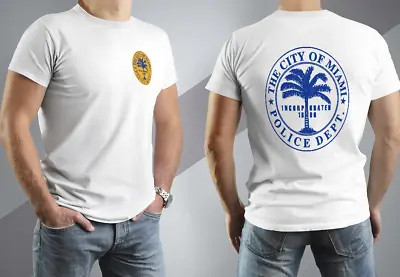 Miami Police Shirt  Miami Police Department Officer T-shirt All Sizes S-5XL • $26.99