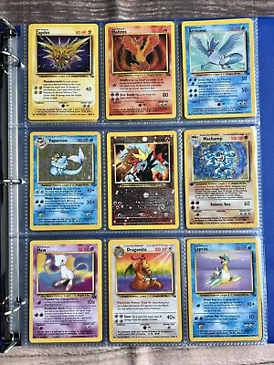 Pokemon Cards VINTAGE Rare Collection Binder Holo WOTC 1999 Era - PREMIUM Lot • $179