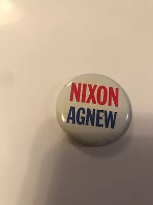 Nixon Agnew Political Pinback Button Presidential Campaign • $9.95