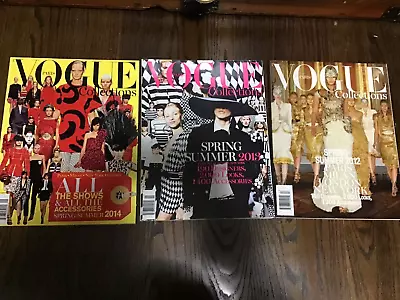 Vogue Paris Collections Magazine 2012-2014  NO. 13 15 17 • $26