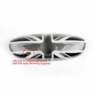 New Auto Dim Interior Rear View Mirror Cover For F55 F56 MK3 MINI Cooper Gra #7 • $29.73