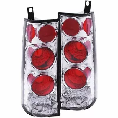 ANZO 211147 TAIL LIGHTS CHROME CLEAR Fit 1996-2002 Express • $172.94