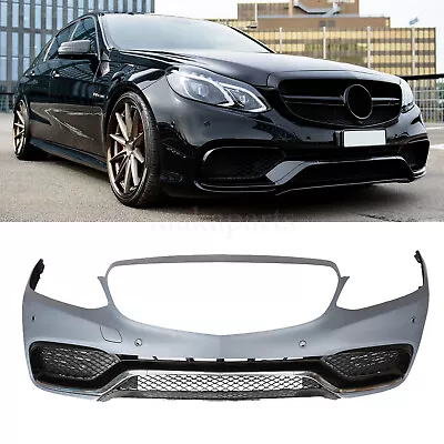 E63 AMG Style Front Bumper Body Kit W/PDC For Mercedes Benz 2014-16 E-Class W212 • $539.99