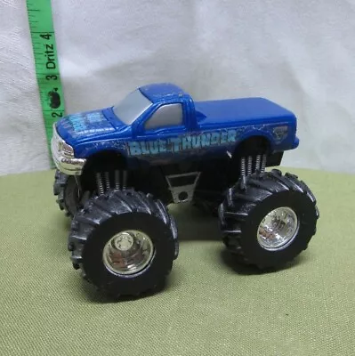 BLUE THUNDER Monster Jam Rev Tredz Toy Mattel 2001 Friction Push & Go Truck  • $15.25