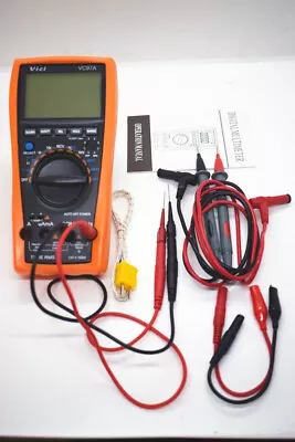 VICI VC97A Auto Multimeter NCV True RMS Back Light With Test Leads TLP20180 USA • $49.98