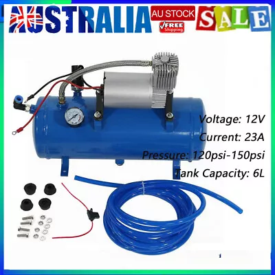 150psi 12V Air Compressor With 6 Liter Tank Tyre Inflator Pump For Air Horn' • $153.68