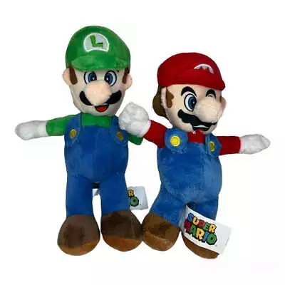 Nintendo Mario And Luigi 2 Plush Doll Set 8.5 Inches • $16.98