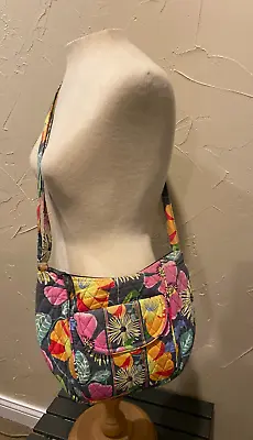 Vera Bradley Purse Clare Crossbody Shoulder Bag Jazzy Blooms Adjustable Strap • $7.22