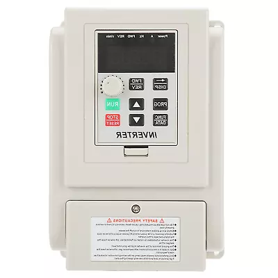 220V Single Phase Variable Frequency Drive VFD Speed Controller For 3 Pha UK MPF • £151.39