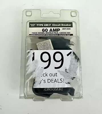 Connecticut Electric Type F Ubi Circuit Breaker 60amp Thick Series 120/240vac • $32.99