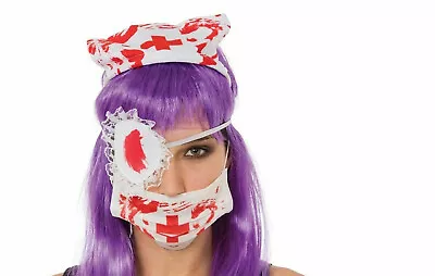 Halloween Horror Adult Bloody Zombie Nurse Costume Accessory Kit • £3.45