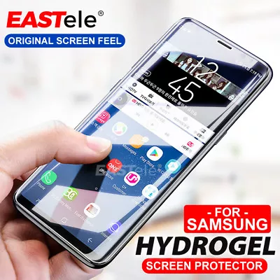 3x HYDROGEL Screen Protector For Samsung Galaxy S10 5G S9 S8 Plus Note 10 9 • $7.95