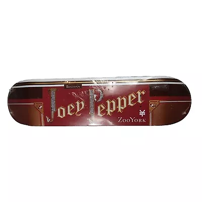 Vintage Joey Pepper Zoo York Skateboard Deck - New In Wrap Boston Skateboarding  • $166.58