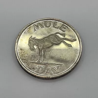 1 Oz Silver Bullion Coin .999 1988 MULE DAY • $23.05