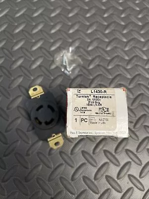 Pass & Seymour Single Receptacle L-1430R L14-30-R 30A 125/250V • $13.99