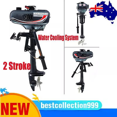 3.5HP 2 Stroke Marine Petrol Outboard Engine Motor Fishing Boat+Water Cooling Sy • $400