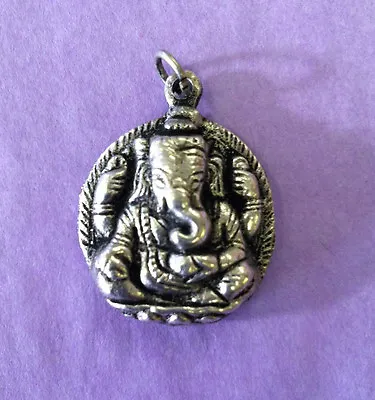 Ganesh Metal Charm Tibetan Nepalese Hindu • $7.99