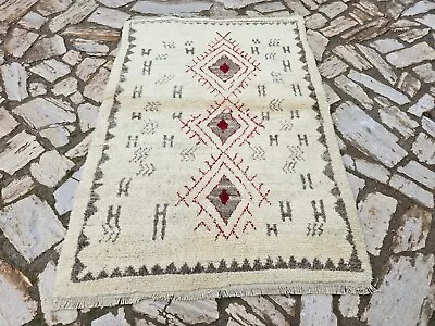 Home Decorative Turkish HandWoven Tulü RugVintage Anatolian Mohair Shagyy Rug • $357