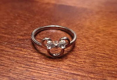 925 Rose Gold Tone Minnie Mouse RING APPROX SIZE 6ish • $27.99