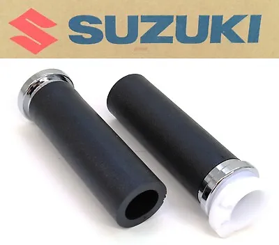 Handlebar Grips Set VL VS VZR LS VZ Throttle Hand Tube Suzuki (See Desc) #P177 • $79.94