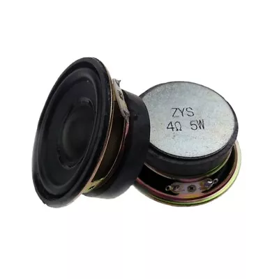 2pcs Full-range Speaker 4Ω 5W 40mm Round Loudspeaker DIY Audio • $9.19