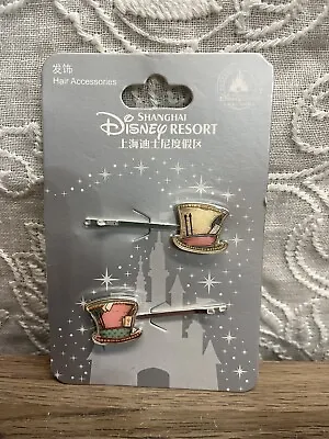 Disney Hair Pin Clip Mad Hatter Alice In Wonderland Parks Shanghai Accessories • $12