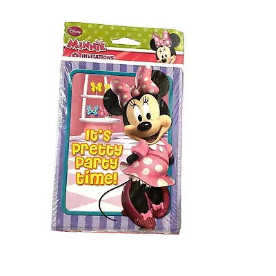Minnie Mouse 8 Birthday Party Invitations 8 Thank You Postcards 8 Envelopes • $6.99