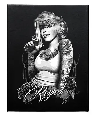 Marilyn Monroe Outlaw Respect Babe Pop Art Canvas Wall Art Décor 12X16 Size • $32.40