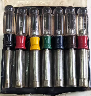 Vintage SEARS CRAFTSMAN 7 PIECE Nut Driver Set 9-4196 • $40