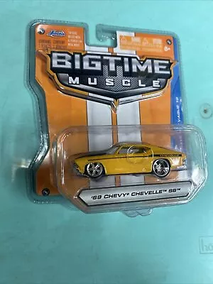 Jada Big Time Muscle '69 Chevy Chevelle SS 2013 New Yellow • $5