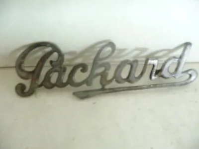 1929 1930 Packard Script Radiator Nameplate 1947 Clipper Trunk Nameplate • $79.99