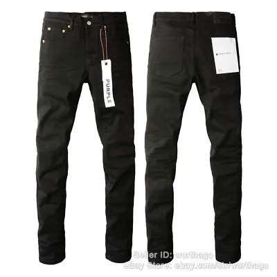 New Purple Brand Men Jeans - Classic Stylish & Slim Fit Black Denim Pants Men • $85.79