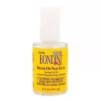 Spilo Big Bondini Plus 730000 Brush-On Nail Glue 0.5 Ounce/141.g • $10.53