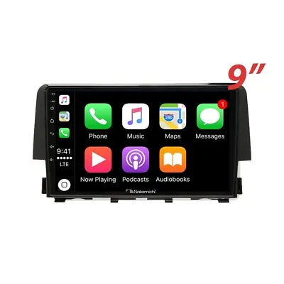 9  Wireless CarPlay Android Auto Nakamichi BT Radio For Honda Civic 2015+ SO • $1199