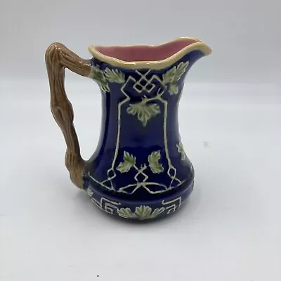 J. Willfred Andrea By Sadek  MAJOLICA  Style PITCHER CREAMER • $25