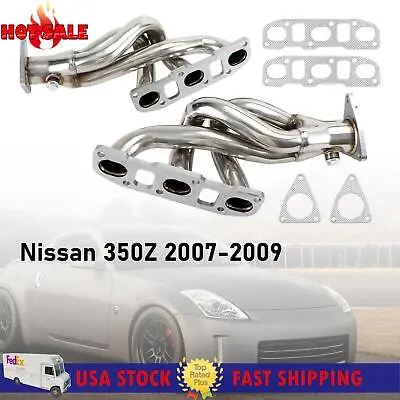 Stainless Steel Exhaust Header Manifold Fit Nissan 350Z 370Z Fit Infiniti G37 • $109.65