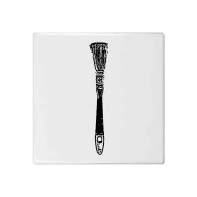 'Paint Brush' 108mm Square Ceramic Tile (TD00004260) • £6.99