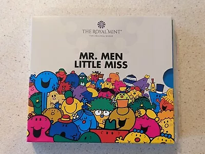 2021 Mr Men & Little Miss Colour £5 Five Pound Coin Royal Mint BU Boxed Set • £55