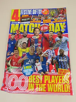 Match Of The Day Football Magazine 4 Gifts Christmas Issue 617 Dec 2020 BNISB • £10.95