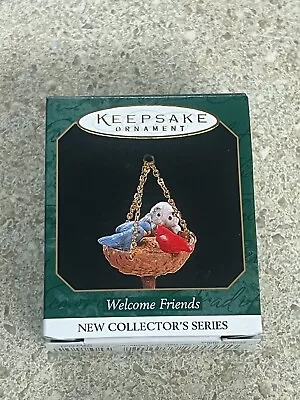 Hallmark Welcome Friends Birds Miniature Ornament 1997 • $8.89