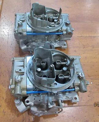 Holley 4224 660 Cfm Matched Pair Center Squirter Tunnel Ram Carbs L88 CROSSRAM • $895