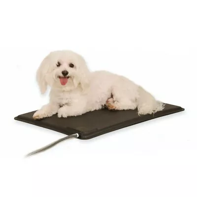 K&H Pet Products Lectro-Kennel Heated Pad Small Black 12.5  X 18.5  X 0.5  • $57.99