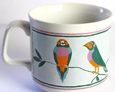 Vintage 1990s Nescafe Blend 43 Gouldian Finch Coffee Mug 275ml Made In Australia • $30