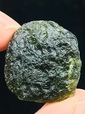 30ct Meteorite Moldavite Green Impact Fragment Meteor Stone Space Asteroid+coa • $0.99