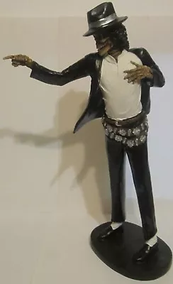 Eerie Celebrity King Pop Moonwalker 11.5  Skeleton Figurine Signature Pose • $19.69