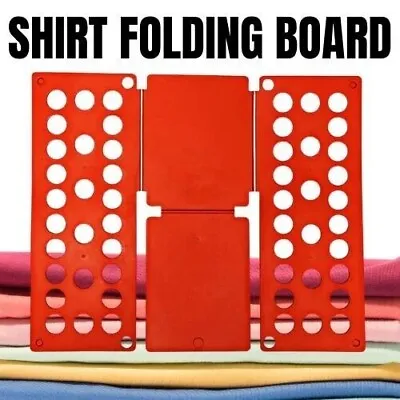 Clothes Folder Folding Board Laundry Organizer T-Shirt Fast Fold Storage For Kid • $8.99